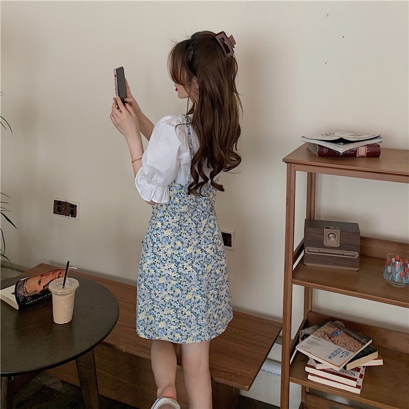 Váy Yếm Midi Dress