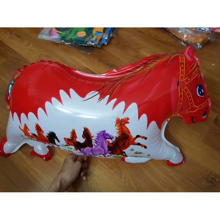 BÓNG BẠC LỚN HÌNH NGỰA 70CM