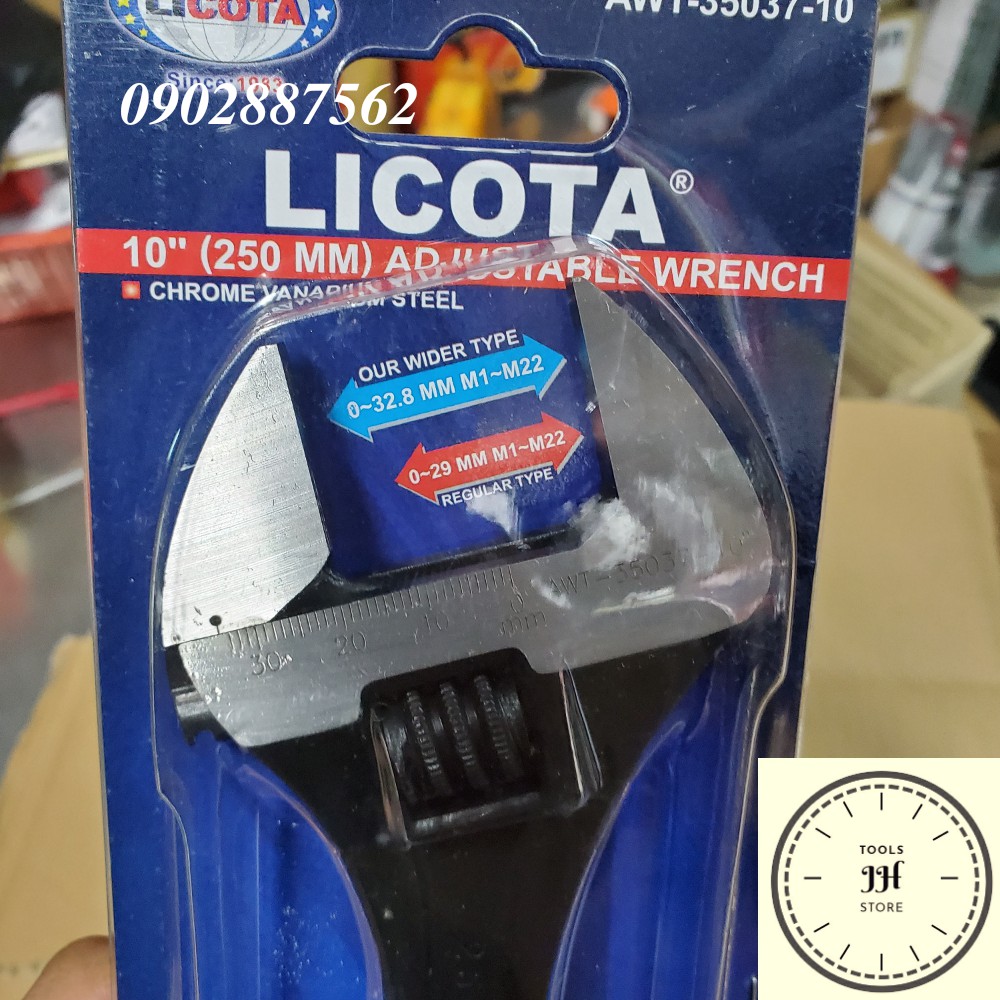 Mỏ Lết Xi Đen Cao Cấp LICOTA cao cấp đủ size (10inch, 12inch)