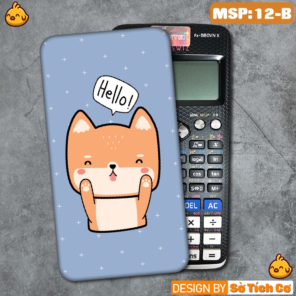 Miếng decal dán máy tính fx-570, fx-580, fx-880, Casio, Vinacal,... Kawaii Cute MSP: 12