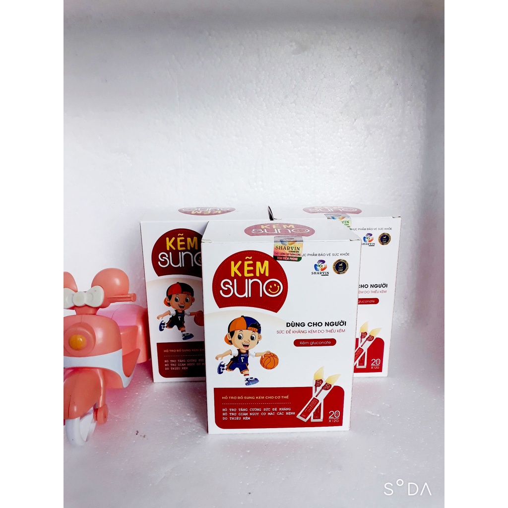 Kẽm thạch SUNO, giúp bổ sung kẽm và tăng cường sức đề kháng cho cơ thể