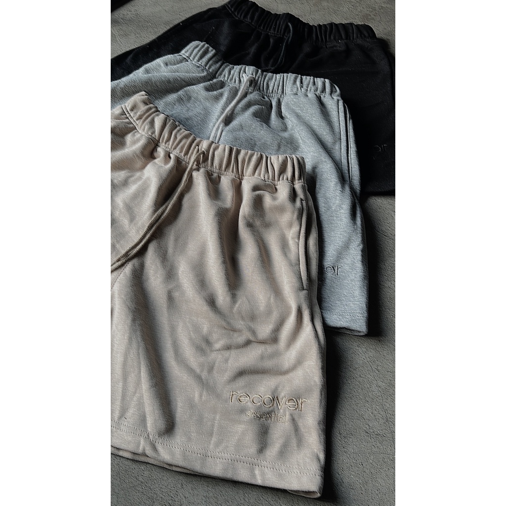 Quần Short Basic thêu chìm Recover