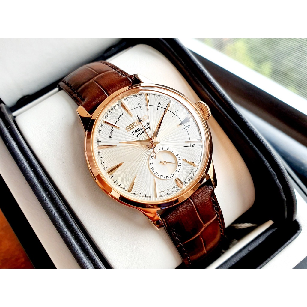 Đồng hồ nam chính hãng Seiko Presage Cocktail Time Sunburst Dial SARY132 - SSA346J1 - Máy cơ tự động - Kính cứng