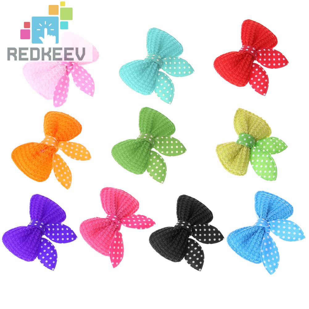 Set 10 Kẹp Tóc Hình Nơ Dễ Thương Cho Thú Cưng