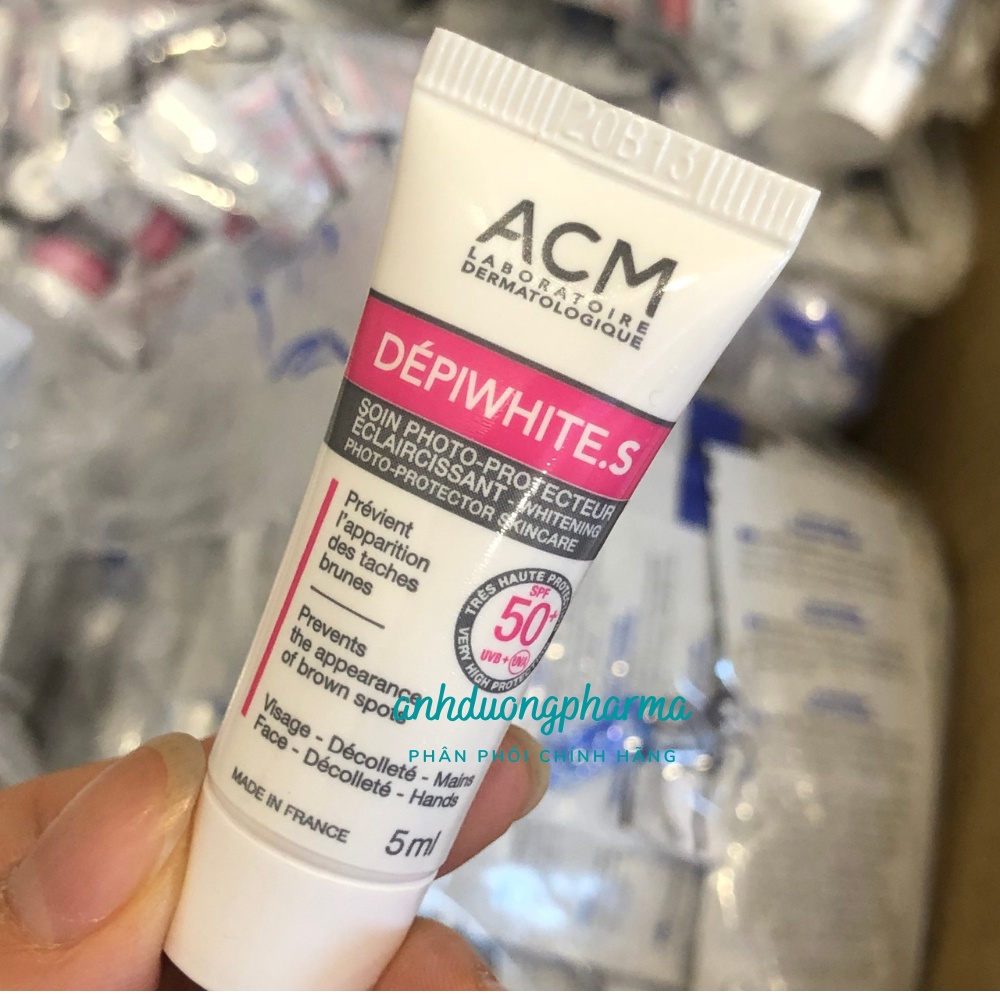 Kem chống nắng ngăn ngừa sạm da Depiwhite S Photo - Protector Skincare SPF 50+ - Mini size 5ml