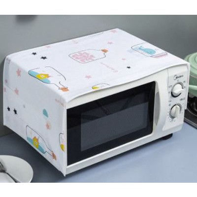 Tấm Phủ Lò Vi Sóng Bằng Vải PEVA Che Bụi Chống Thấm Có Túi Cao Cấp 88311 LAmon Store