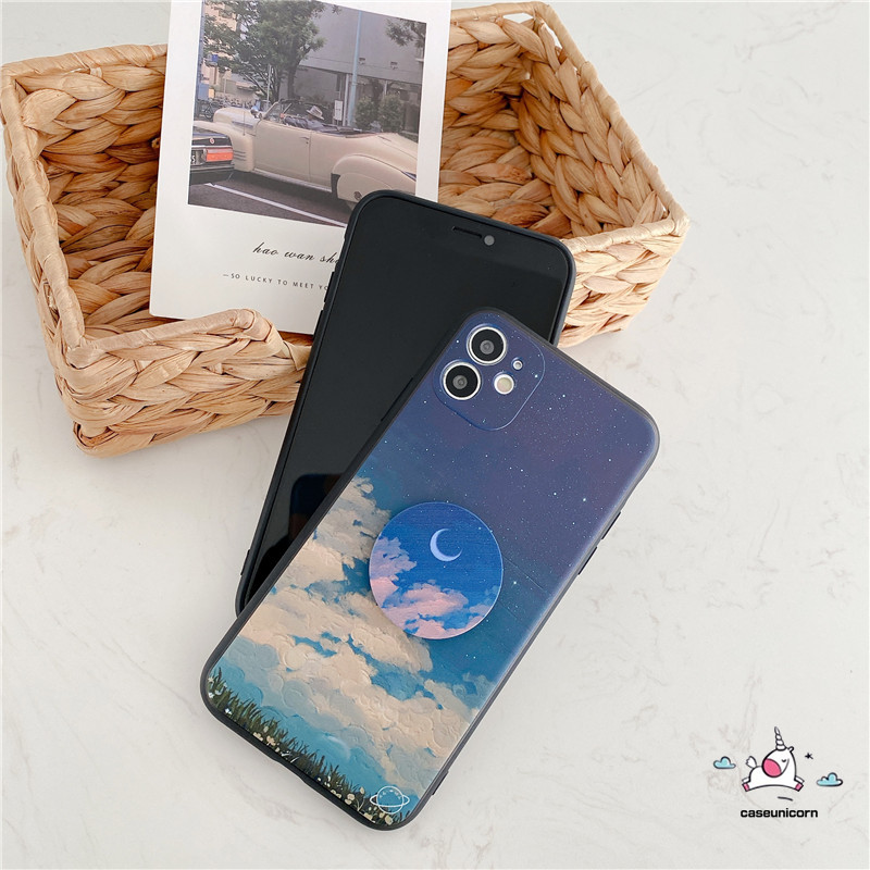 Ốp điện thoại mềm tích hợp giá đỡ cho Xiaomi Redmi 9 Note9 Note9S Note9Pro Note8 Redmi 4a 6a