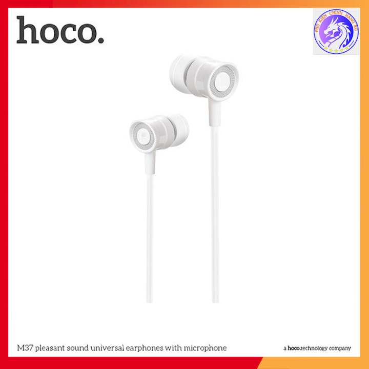 [Mã ELFLASH5 giảm 20K đơn 50K] TAI NGHE HIFI NHỰA TPE JACK 3.5MM CHÍNH HÃNG HOCO M37 - DÀI 1.2M