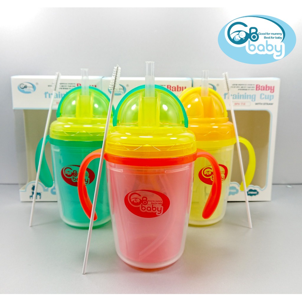 Bình uống nước chống nóng 230ml GB-Baby cho bé Chính Hãng