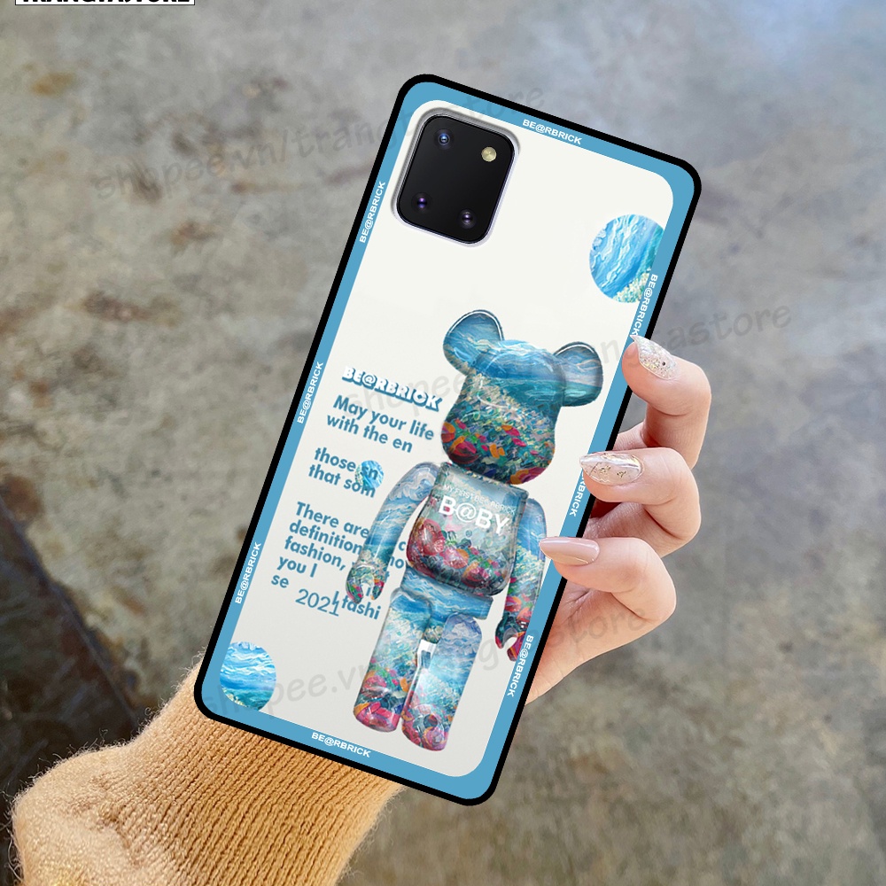 Ốp lưng Samsung Note 10 Lite - S10 Lite in hình gấu Bearbrick,Mountain,xanh,đen,đỏ giá rẻ