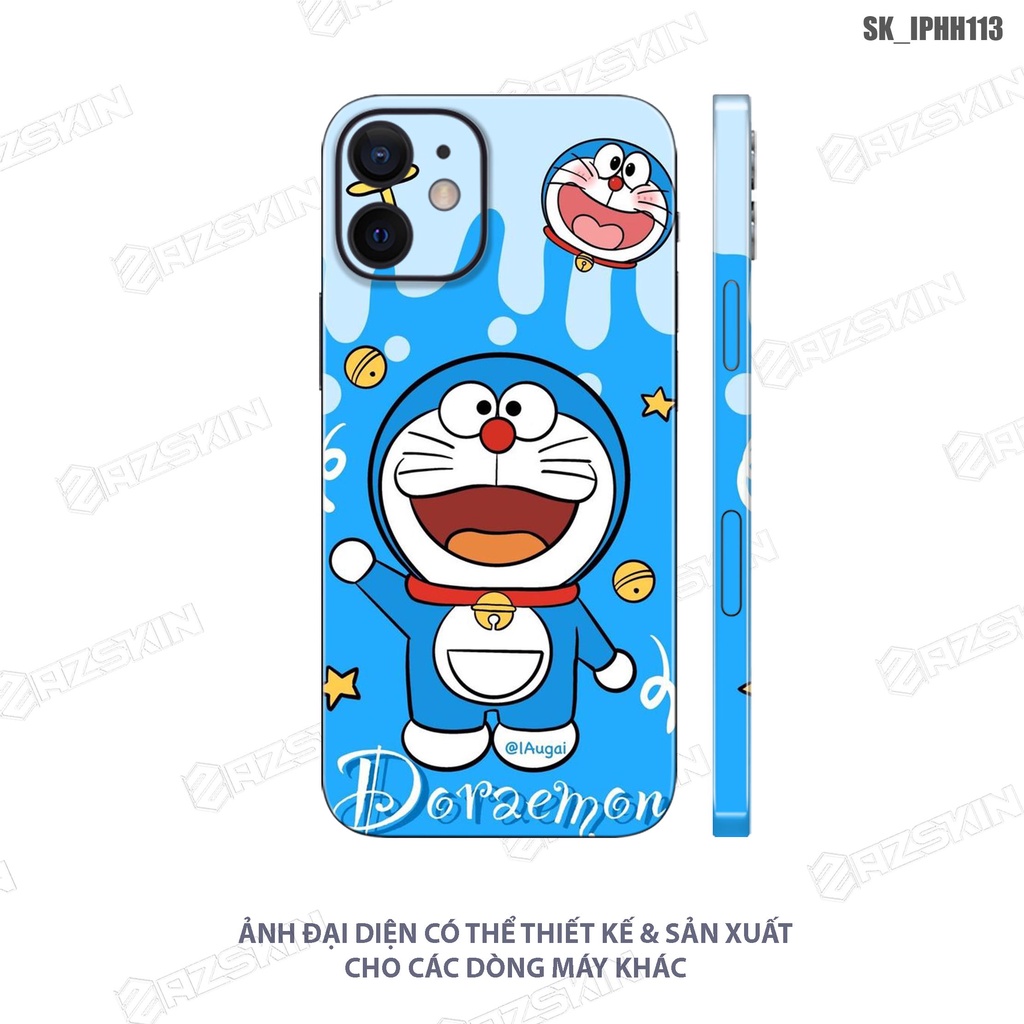Miếng Dán Skin Hình Doremon Dành Cho IPhone 14 Pro Max |SK_IPHH113| Chất Liệu  Chính Hãng, Khuôn Cắt CNC Dễ Dán Tại Nhà