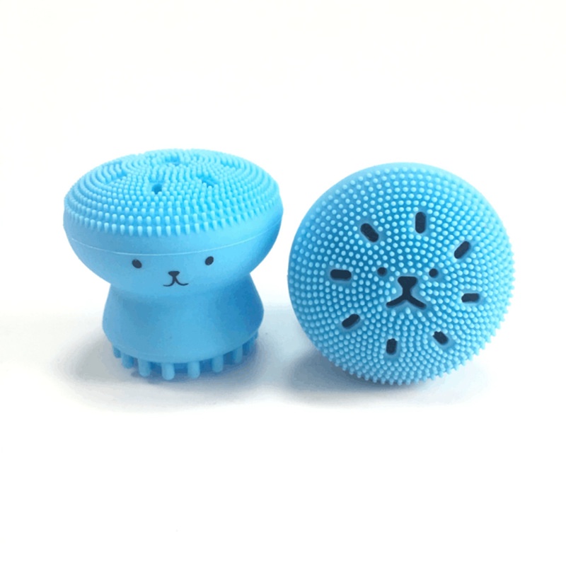 Bạch tuột rửa mặt SHOPSIRO, Cọ rửa mặt bạch tuột silicon, massage mặt giúp làm sạch da loại bỏ bụi bẩn