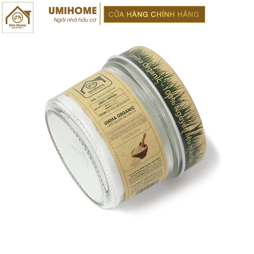 Bột đánh trắng răng UMIHOME (85g) - Đánh trắng răng an toàn với thành phần Banking Soda làm tẩy trắng răng hiệu quả