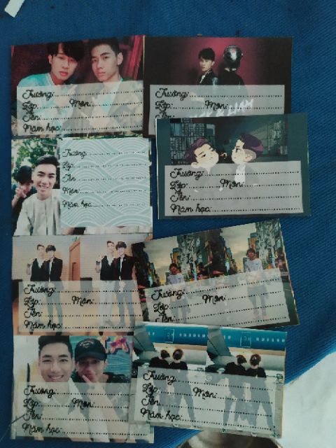 20 Nhãn vở in theo yêu cầu siêu xinh