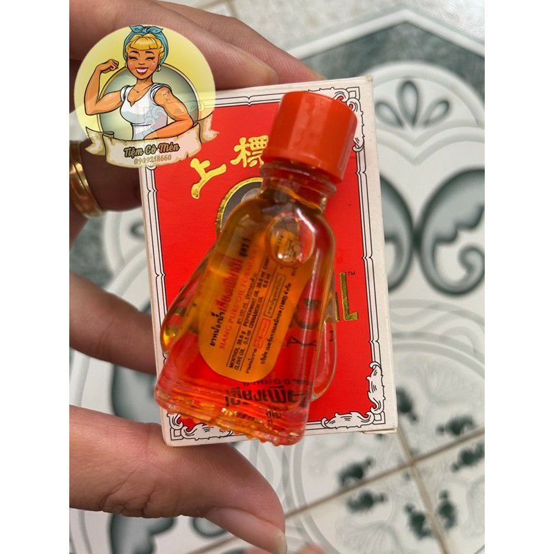 Dầu gió đỏ Siang pure  thái lan hiệu ông già