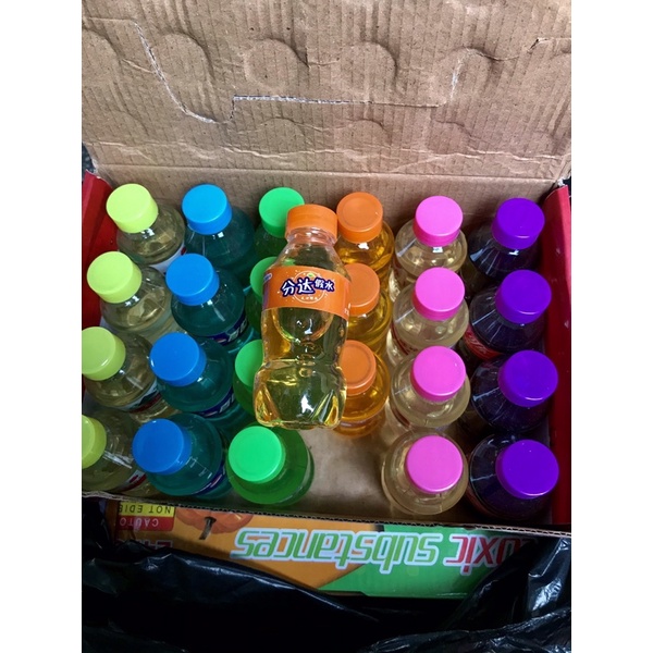 Sỉ Hộp 24 Hũ Slam Slime Hình Chai Nước Ngọt Dành Cho Bé
