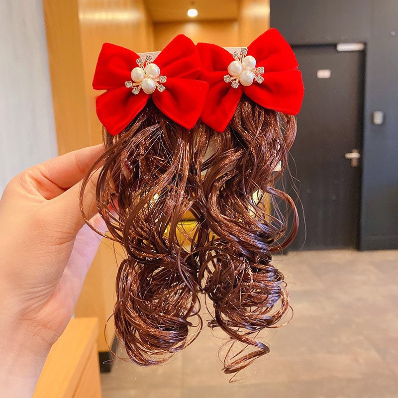 Kẹp Tóc Nơ Dễ Thương Phong Cách Hàn Quốc Thời Trang Cho Bé Gái