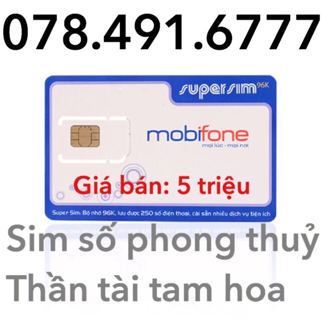 Free Ship - Sim số phong thủy tam hoa - Mua lẻ giá sỉ