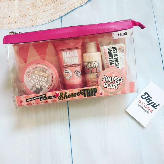 Set dưỡng thể Soap & Glory Shower Trip Gift