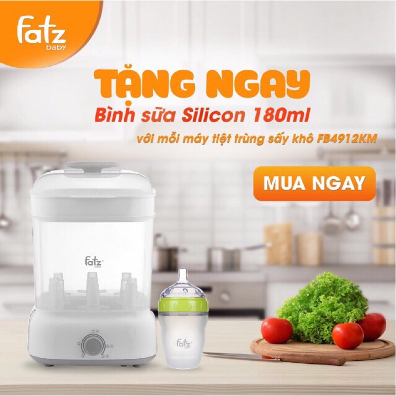 Máy Tiệt Trùng Và Sấy Khô Bình Sữa Fatz baby FB4912KM