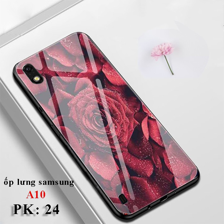 Ốp lưng A10, FREE SHIP ốp lưng Samsung A10 in hình 3D mặt kính 9H bền đẹp, Aha Case