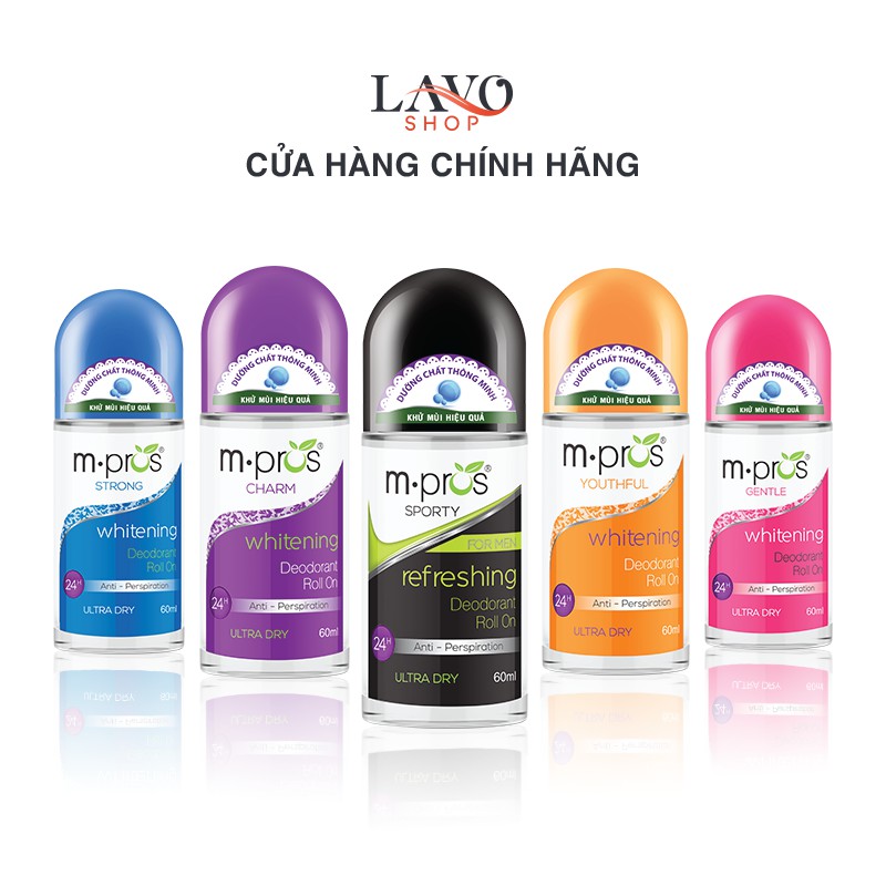 LĂN KHỬ MÙI- TRẮNG MỊN M.PROS 60ML | BigBuy360 - bigbuy360.vn