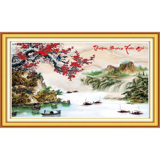 TRANH ĐÍNH ĐÁ THUẬN BUỒM XUÔI GIÓ VS229 kích thước 100*60cm