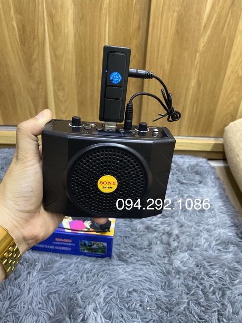 Máy Trợ Giảng Không Dây Sony Sn898 UHF mic usb cung cấp nguồn