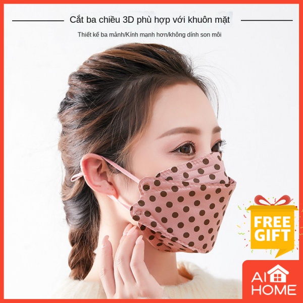 Khẩu trang KF94 3 lớp chống bụi 3D bằng cotton có thể giặt và tái sử dụng