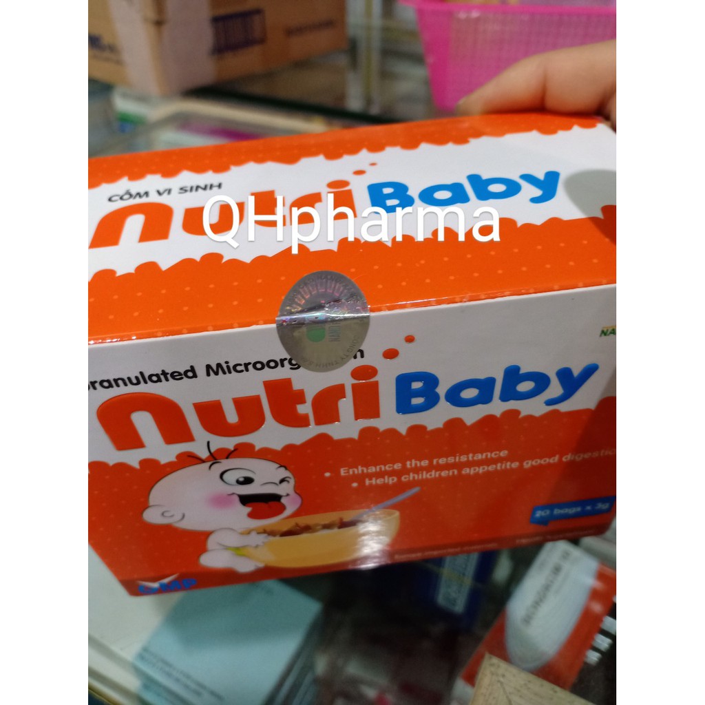 Cốm vi sinh NUTRIBABY giúp bé ăn ngon,phát triển toàn diện