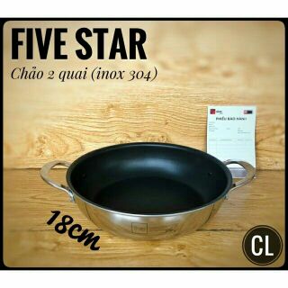 CHẢO FIVESTAR 2 LỚP CAO CẤP 18CM