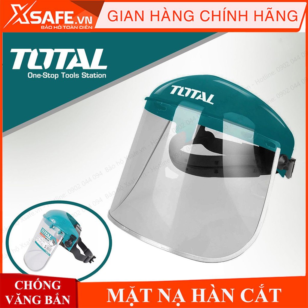 Kính che mặt Total TSP610 kính bảo hộ chống văng bắn, hóa chất, bảo vệ mắt, mũi, miệng / Dùng cho cơ khí, phòng dịch