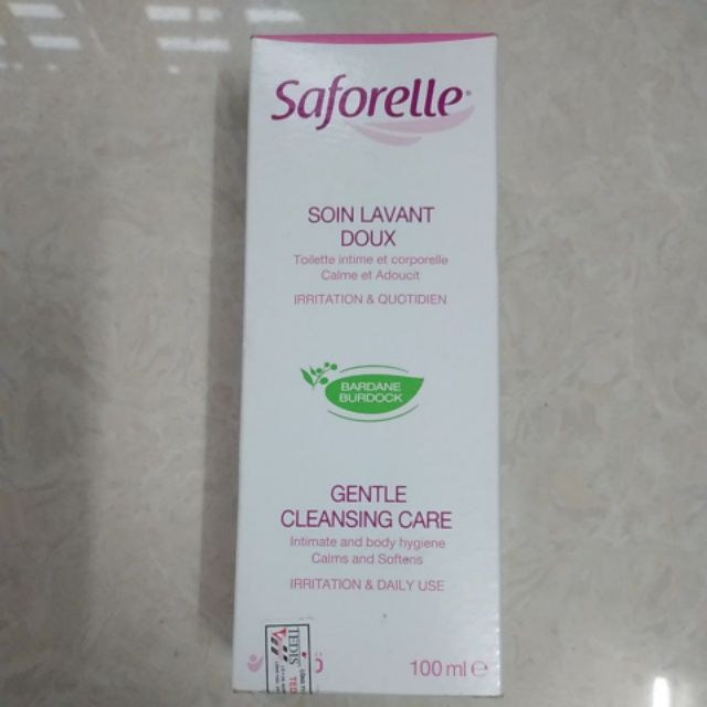 Dung dịch vệ sinh phụ nữ Saforelle 100ml chăm sóc da nhạy cảm