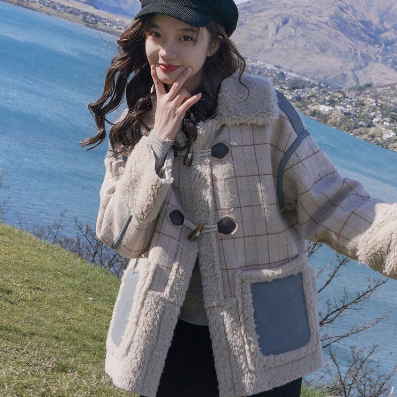 Áo Khoác Lót Bông Khuy Sừng Cực | BigBuy360 - bigbuy360.vn