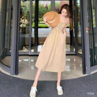 Đầm cúp nhún ngực