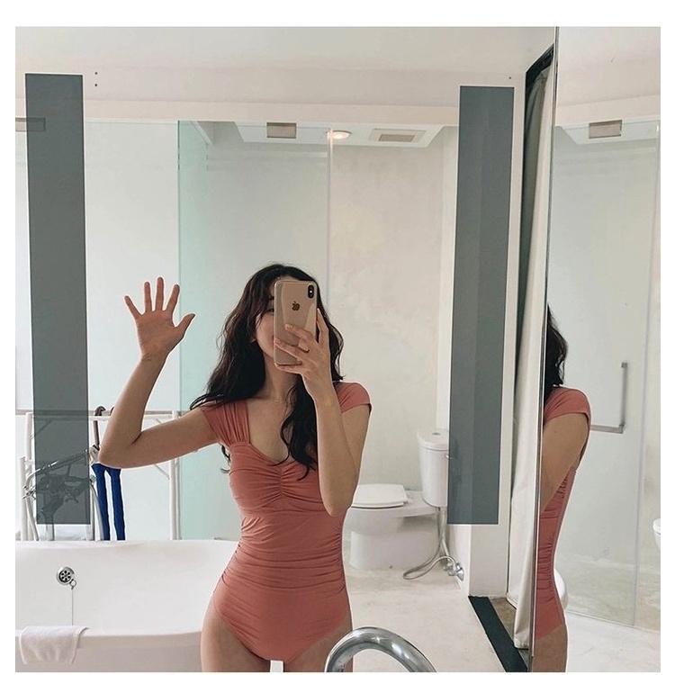 Bộ Đồ Bơi Một Mảnh Dáng Ôm Thời Trang Xuân Hè Hàn QuốcDành Cho Nữ