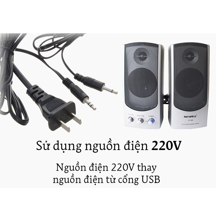 Loa Di Động SOUNDMAX A-140 Tiện Lợi Hibucenter