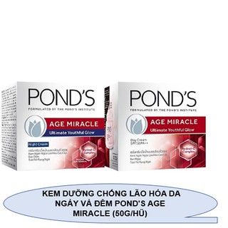 KEM DƯỠNG CHỐNG LÃO HÓA DA BAN  ĐÊM POND'S AGE MIRACLE (50G/HŨ)