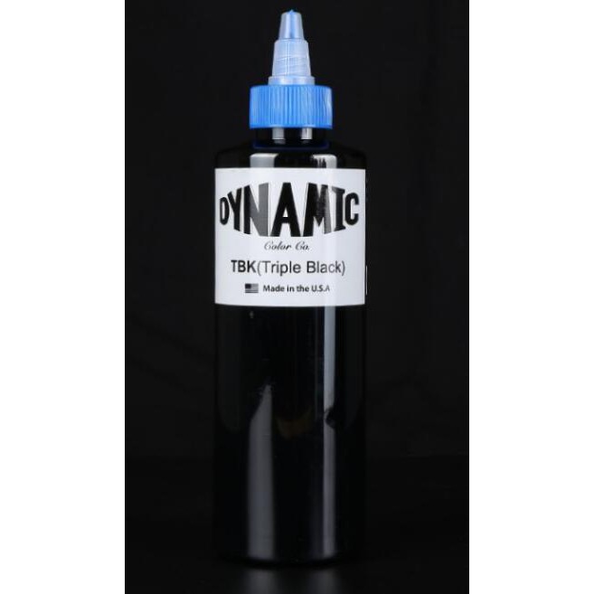 Mực siêu đen Dynamic TBK Triple Black, mực nhập khẩu, mực Siêu đen chính hãng, dụng cụ xăm tattoo