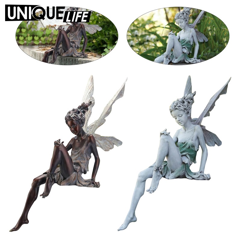 Mô Hình Thiên Thần Bằng Nhựa Resin Tinh Tế Yoyoyo01