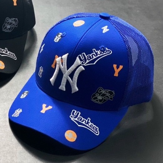 Nón Mũ Lưỡi Trai NY MLB Cao Cấp, Họa Tiết , Chất Liệu Lưới Thoáng Mát