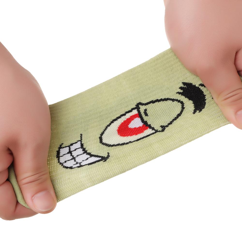 EUCA Vớ Co Giãn Họa Tiết Hoạt Hình Spongebob Bảo Vệ Lạnh Cho Nữ