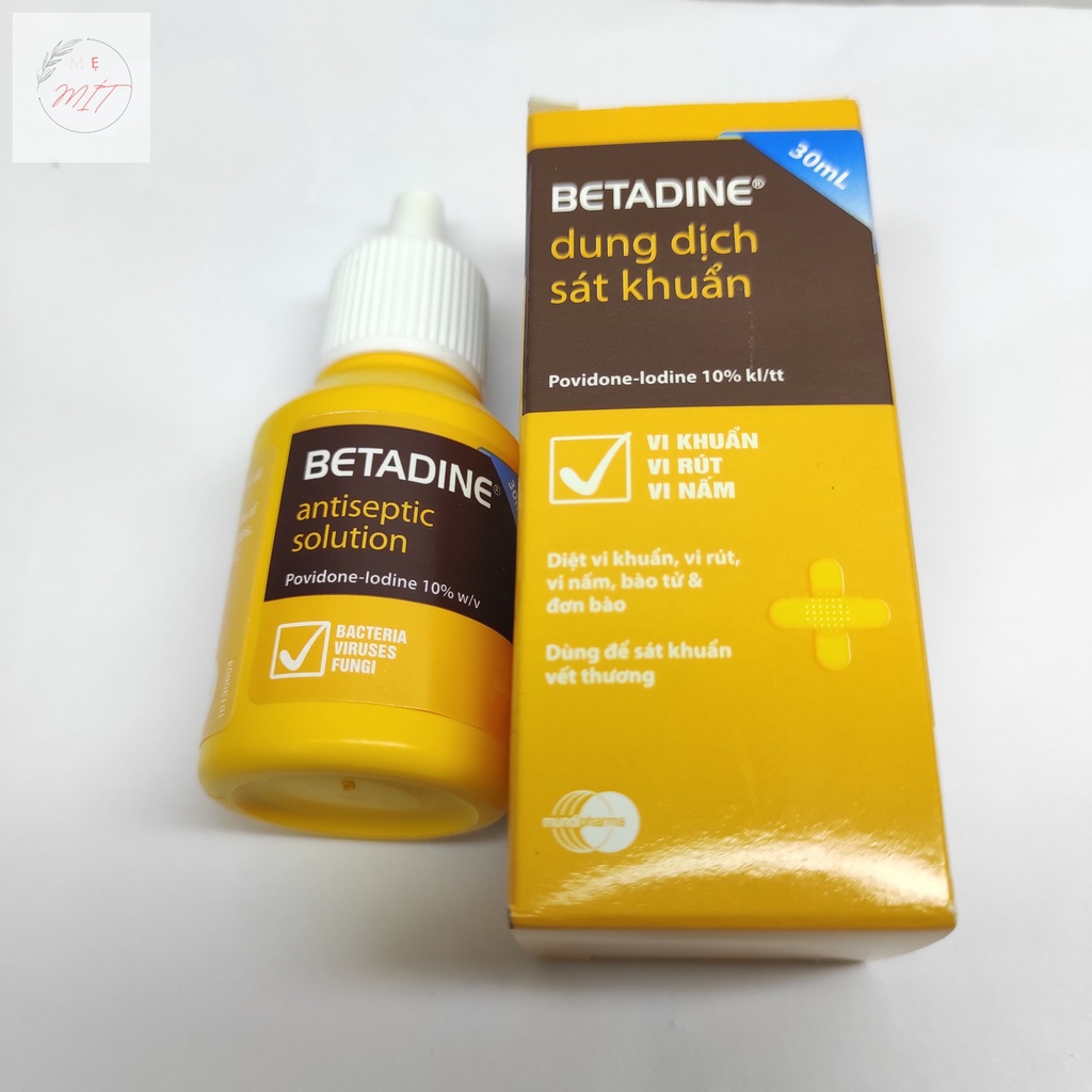 Dung Dịch Betadine Sát Khuẩn, Súc Họng, Phụ Khoa 125ml