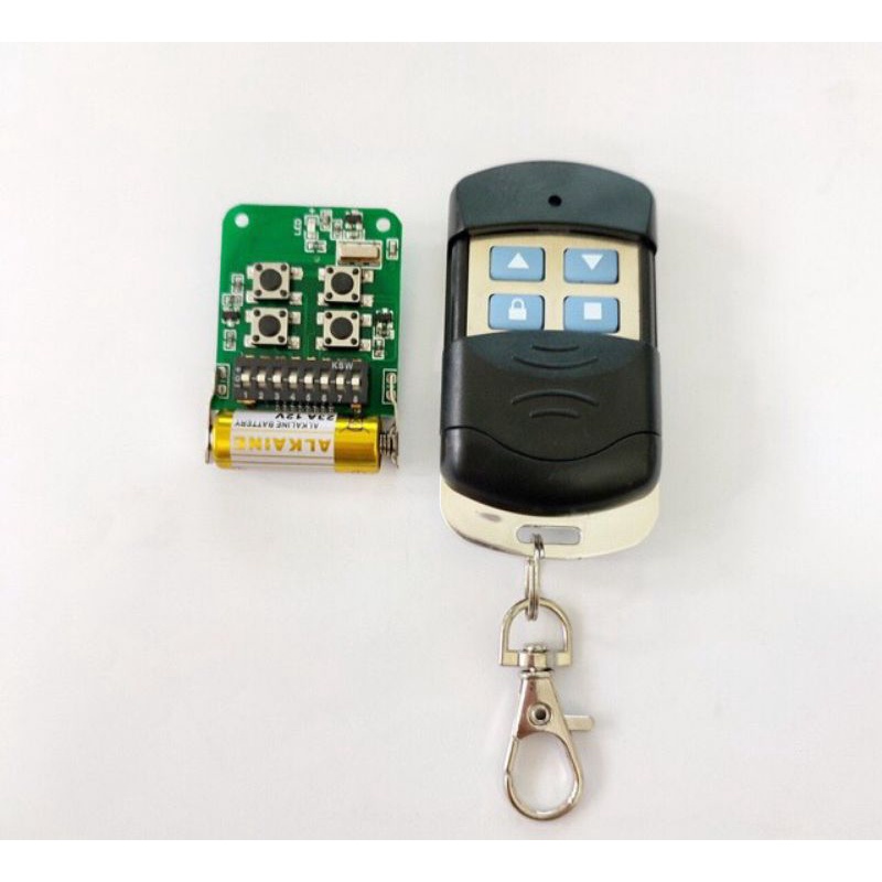 Remote điều khiển cửa cuốn mã gạt tần số 433mhz chống nước