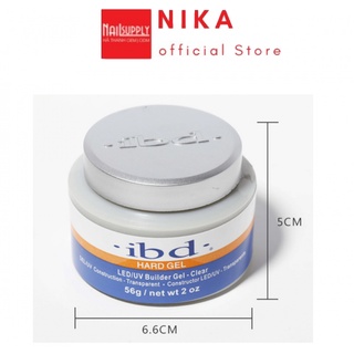 GEL ĐẮP MÓNG IBD 56G LOẠI TỐT KHÔNG NÓNG KHÔNG CHẢY , MÀU TRONG SUỐT