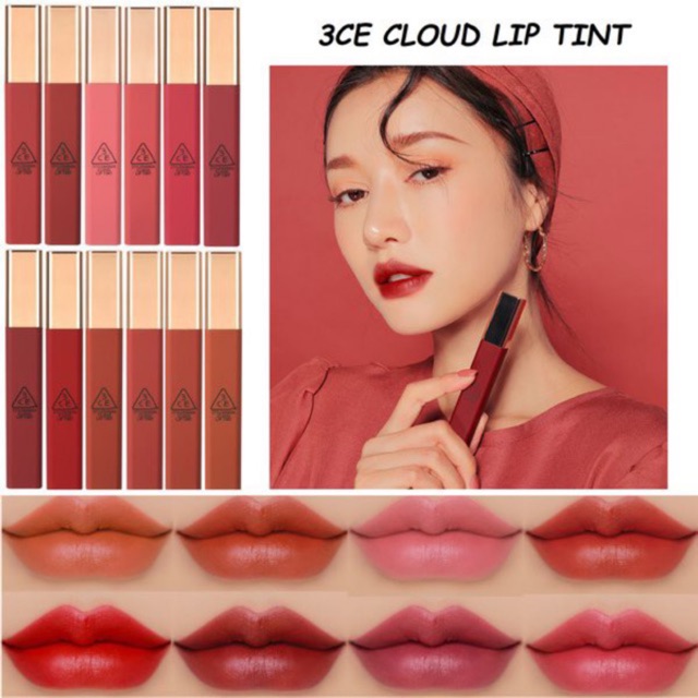 [HOT NEW] Son kem 3CE Cloud Lip Tint 2019 (Hàng Có Sẵn) | BigBuy360 - bigbuy360.vn
