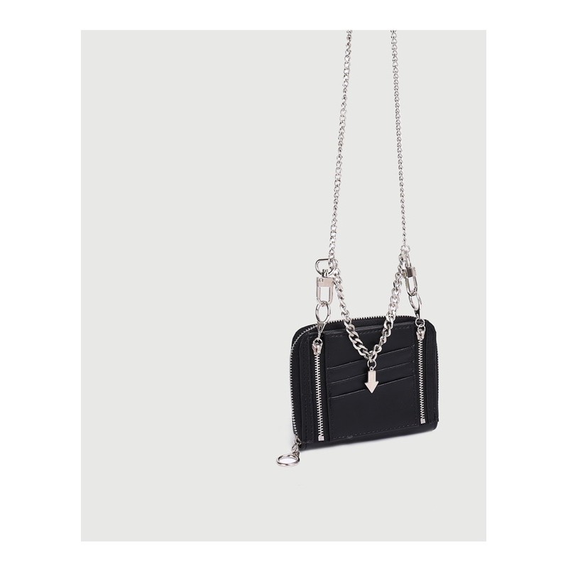 Túi ví da đeo chéo - BLACK FRAME BAG novstore