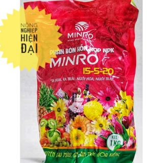 NPK MINRO 15-5-20 gói 1kg