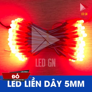 LED Liền Dây 5mm - Đủ Màu - 5V DC
