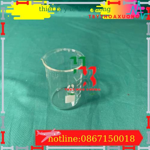 Cốc ThủyTinh Thí Nghiệm Chịu Nhiệt Từ 50 ml Đến 500 ml Có Chia Vạch Đo Thể Tích (Nhiều Kích Cỡ)